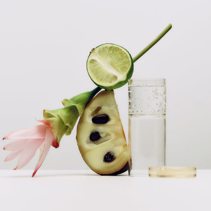 Longevity Serum ingredients: Okinawa Cellescence Complex, bio-active lipids, pro-AHA prebiotic