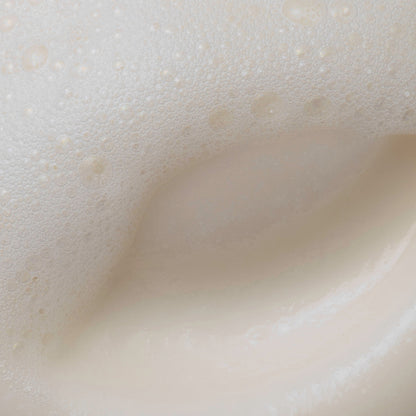 Product texture shot of the Tatcha Rice Wash